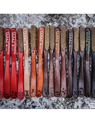 faza confession in color - cepillo de madera hecho a mano (colores variados) - faza brushes