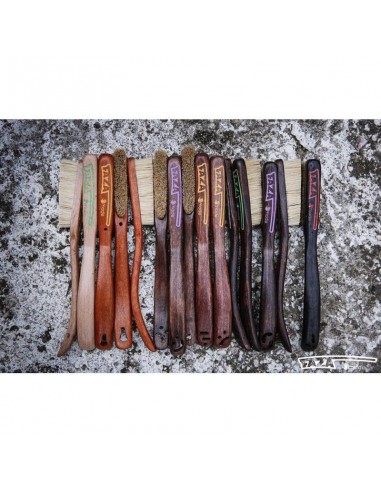 faza confession in color - cepillo de madera hecho a mano (colores variados) - faza brushes