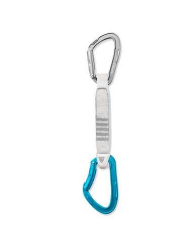 mission set ii - set cinta express 14 cm (silver-icemint) - edelrid