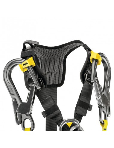 avao bod fast (negro) - arnés confortable anticaídas para sujeción y suspensión - petzl