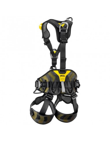avao bod fast (negro) - arnés confortable anticaídas para sujeción y suspensión - petzl