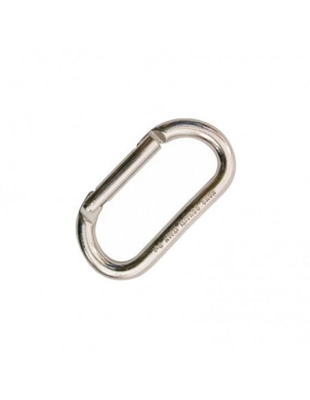Oval steel classic straight gate (Lunar White) - Mosquetón de acero recto - Kong