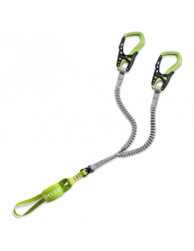 pack 2 cable comfort vi - disipador ferrata con giratorio - edelrid