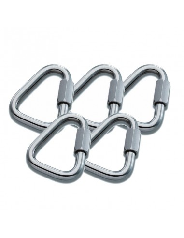 pack 5 maillon delta zincado 10 mm - peguet