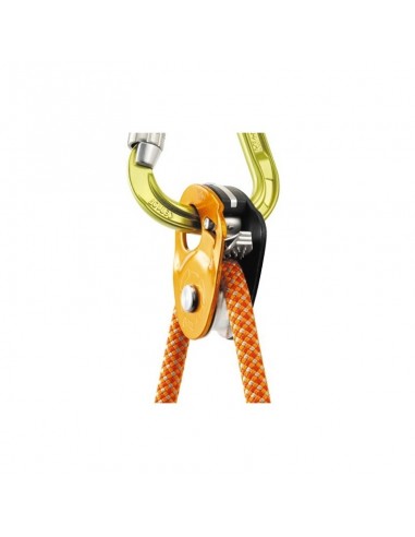 pack micro traxion + bloqueador tibloc 2 - petzl
