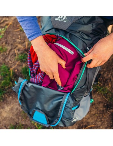 jade 33 - mochila de trekking 33l para mujer (ethereal grey) - gregory