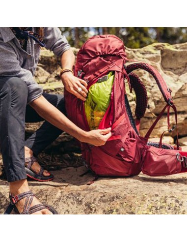 kalmia 50 - mochila de trekking 50 l para mujer (bordeaux red) - gregory