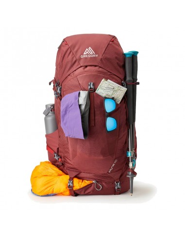 kalmia 50 - mochila de trekking 50 l para mujer (bordeaux red) - gregory