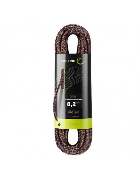 pack 2 cuerdas starling pro dry 8,2 mm (night+pink) - edelrid