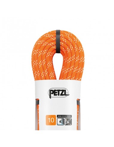 pack cuerda club 10 mm 40 m (naranja) + descensor pirana orange - petzl