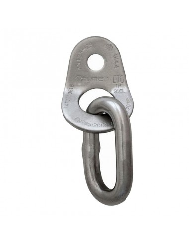 plaqueta wing m10 inox. con anillo redondo - raumer