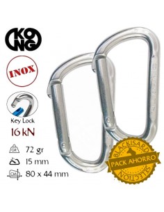 Pack 2 D-SHAPE - mosqueton...