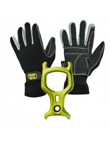 pack canyon gloves + hannibal - kong/edelrid