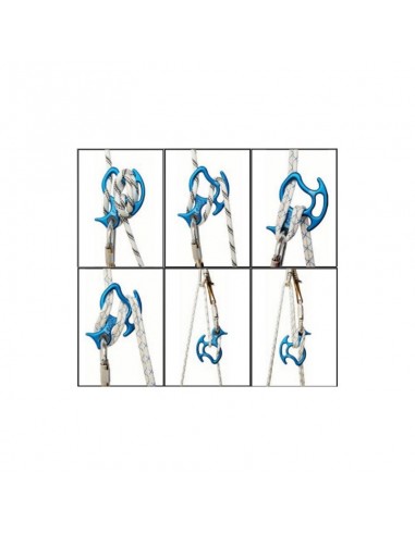 pack oka + hannibal - descensores para barrancos - kong/edelrid