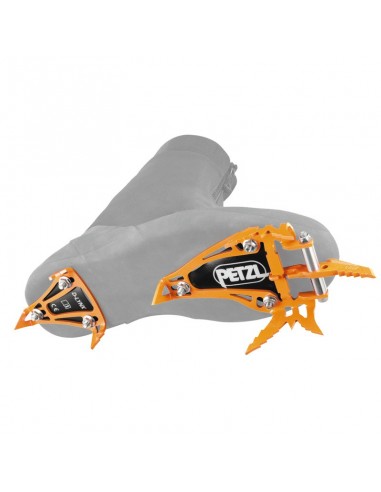 d-lynx - crampones monopunta atornillables para escalada en hielo y dry tooling - petzl