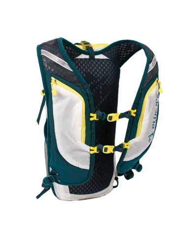 pack mochila reach 12 l (white) + casco stealth (yellow) - blue ice / grivel