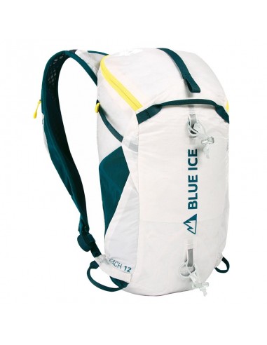 pack mochila reach 12l (white) + reverso - blue ice/petzl
