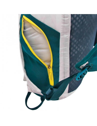 pack mochila reach 12l (white) + arnés sendero - blue ice/edelrid