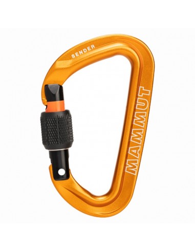 mosquetón sender screwgate (gold) - mammut