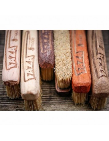 faza chaos - cepillo de madera con tallado irregular hecho a mano - faza brushes