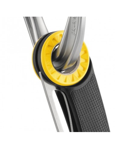 pack casco ligero hex (white) + navaja spatha (negra) - singing rock / petzl