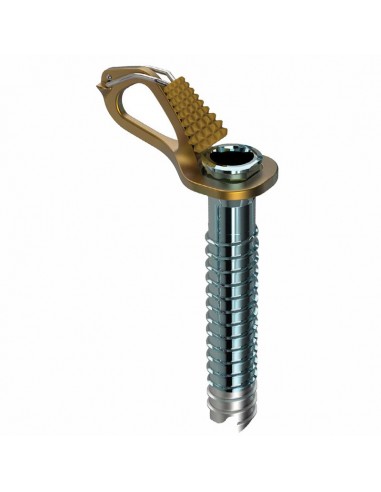 aero lite 13 cm (yellow) - tornillo de hielo ultraligero con manivela - blue ice