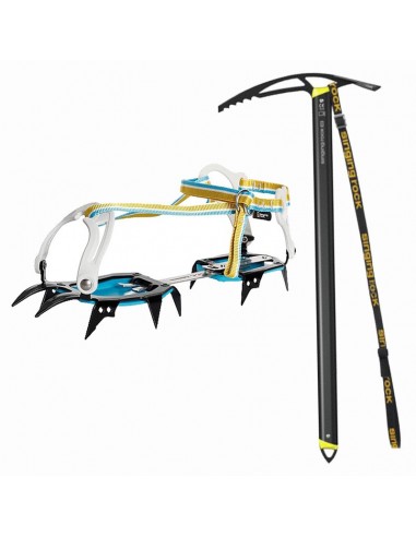 pack fakir + merlin - crampones y piolet - singing rock