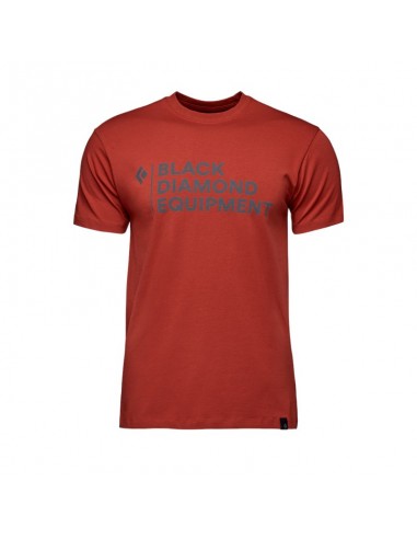 camiseta stacked logo tee - black diamond