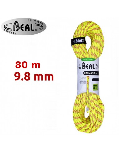 Karma 9.8mm x 80m (Yellow) - Cuerda Active Line - Beal