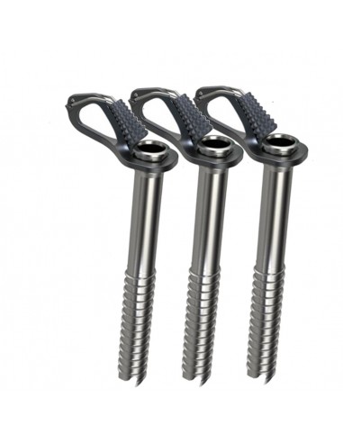 Pack 3 Aero Ice Screw- Blue ice