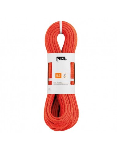 pack arial 9,5mm 80 m (naranja) con bolsa kliff (gris) - cuerda y mochila - petzl