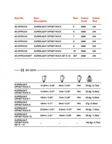 Superlight offset rock (5-10)- Wild Country