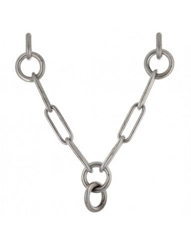 Reunión en V con tensores y doble anilla de Fixe