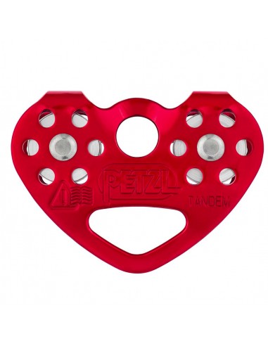 Tandem - polea doble eje para tirolinas - Petzl