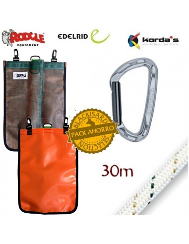 Pack Cuerda Auxiliar de Socorro Estatica - Rodcle/Edelrid/Korda\'s