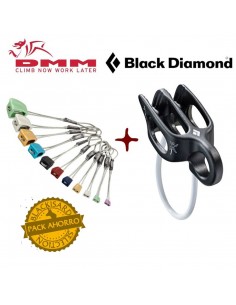 Pack 11 Wallnuts de DMM + ATC Guide de Black Diamond