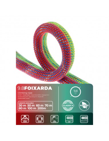 Cuerda Foixarda 9.8mm Nature Classic Verde (80m) de Fixe