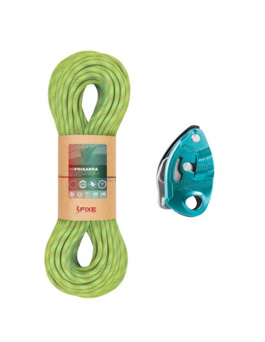 Pack ahorro cuerda foixarda 60 m de fixe + grigri de petzl