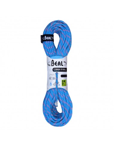 pack cuerda cobra dry 60m de beal + set 11 wallnuts de dmm