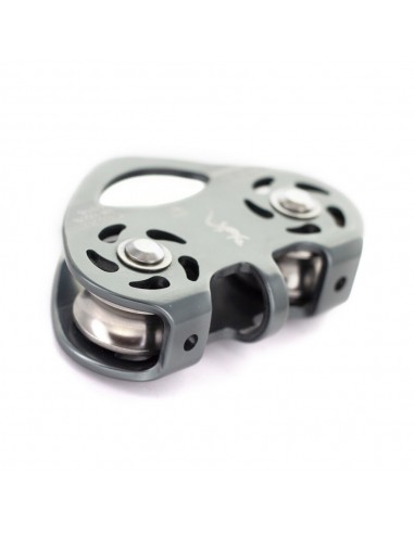 polea doble eje para tirolinas de cable fixe