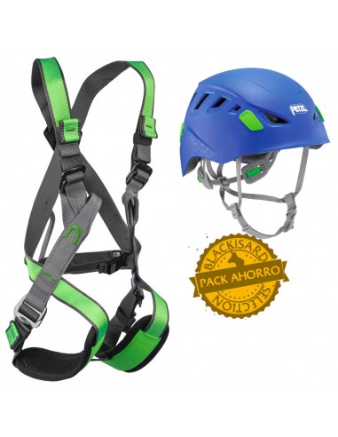 Pack infantil de arnes zuni y casco picchu