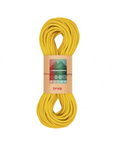 Fixe Pedraforca 8,8mm full dry fusion de 80m y color amarillo.