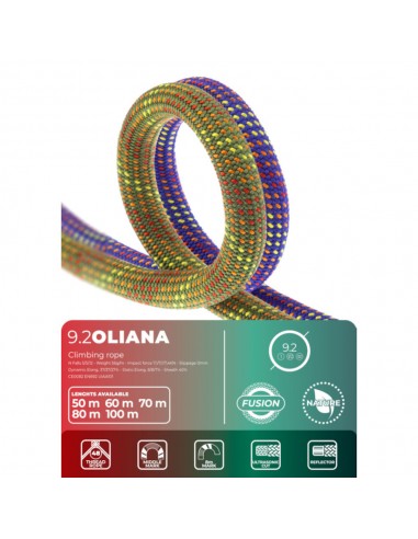 Cuerda oliana 9,2mm de 60m de Fixe