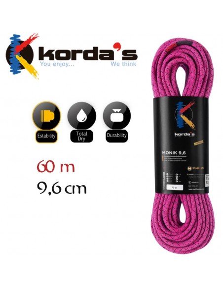 Cuerda simple Monik 9,6mm de 60m