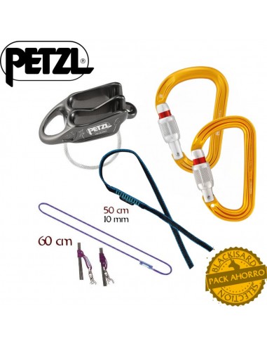 Kit rapel completo con Reverso de Petzl