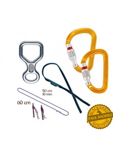 Kit de rapel con ocho de Petzl