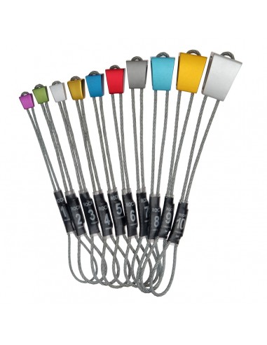 Rock Set 1-10 anodizados - pack de 10 fisureros - Wild Country