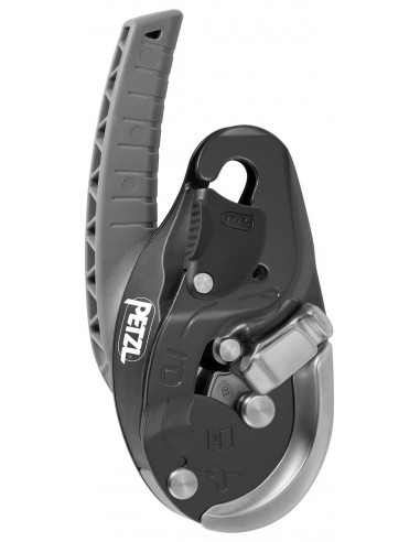 I\'D EVAC de Petzl (Amarillo) - Descensor autofrenante con funcion antipánico para evacuaciones