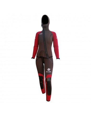 Mulhacen Clasico ( Granate/Negro ) - Traje neopreno mujer - Seland