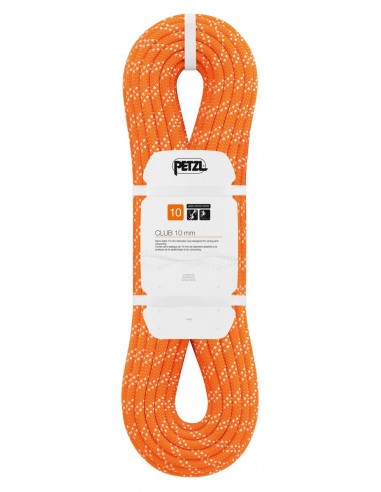 Club 10mm (200m) (Naranja) - Cuerda semiestática para espeleo y barrancos - Petzl